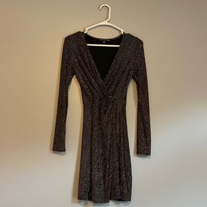 Three Pink Hearts Sparkly Dress